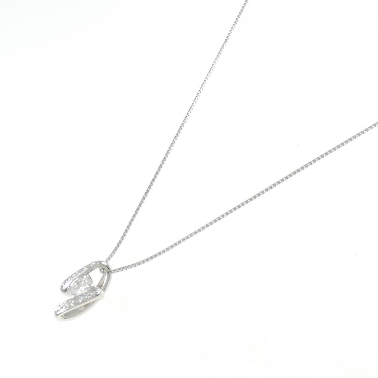 PT900/PT850 ダイヤモンド ネックレス 0.547CT H SI2 Fair