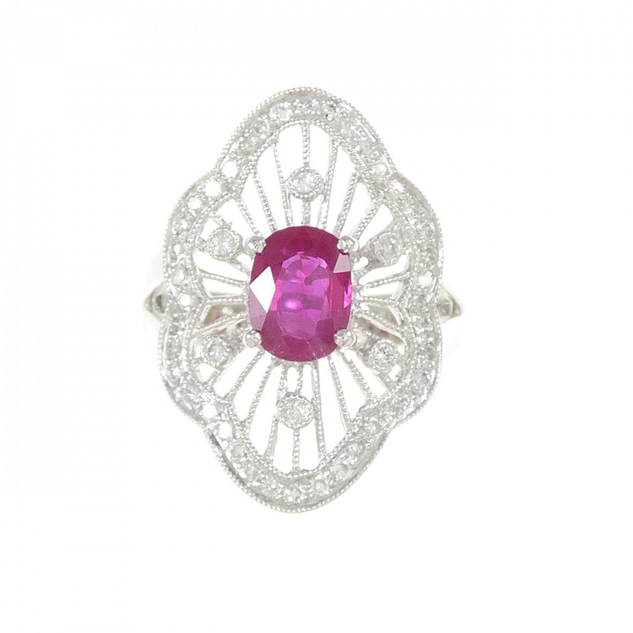 PT900 ルビー リング 1.13CT