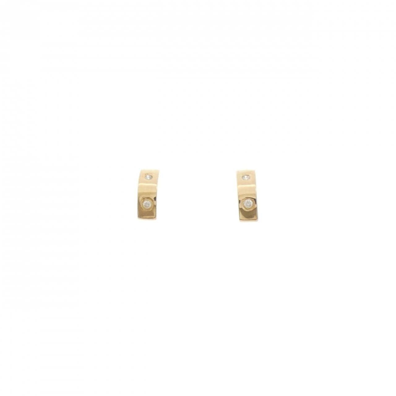 K18YG ダイヤモンド ピアス 0.04CT