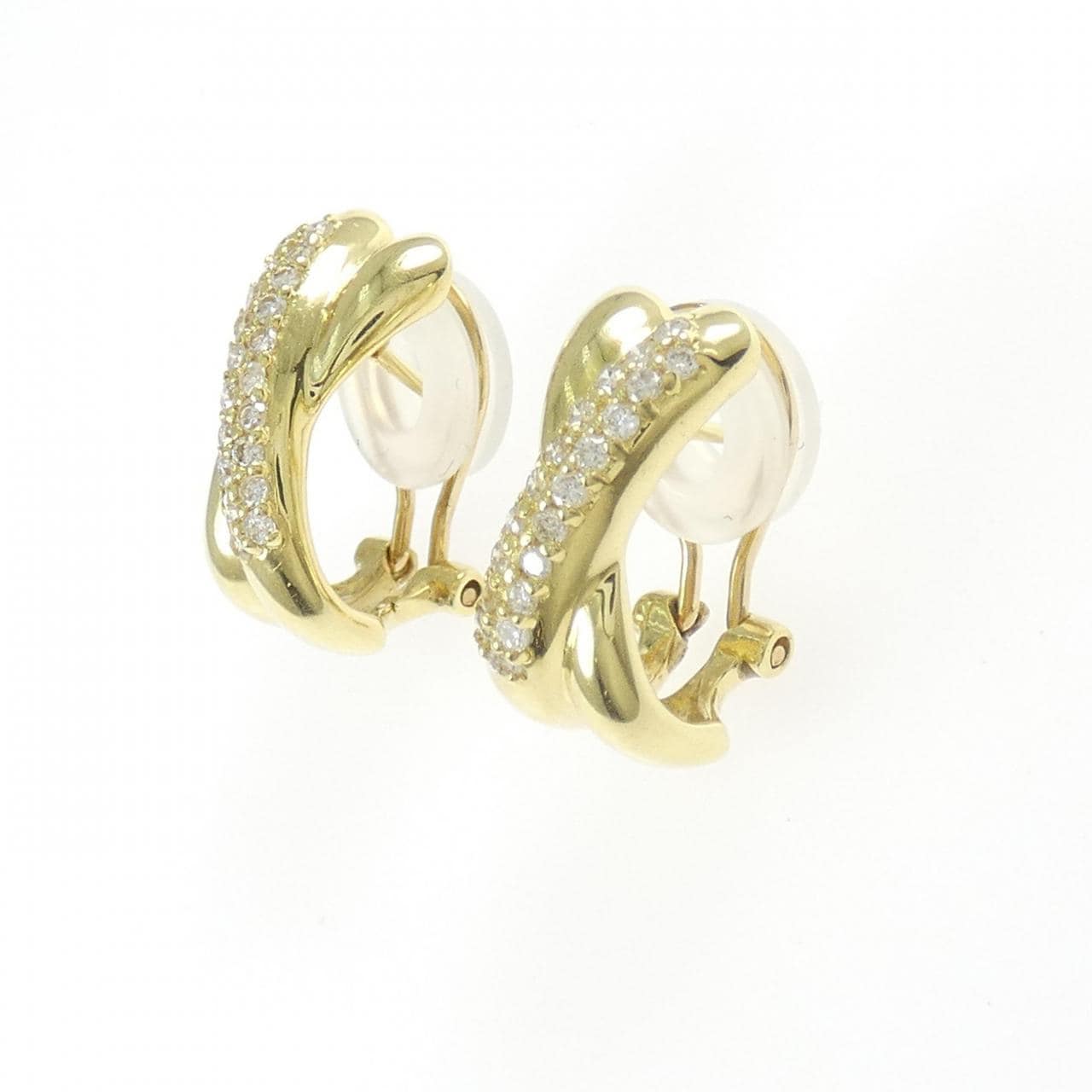 K18YG ダイヤモンド ピアス 0.4CT
