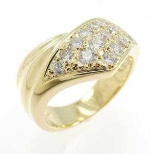 K18YG ダイヤモンド リング 0.88CT