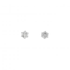 PT/PT900 ダイヤモンド ピアス 1.00CT