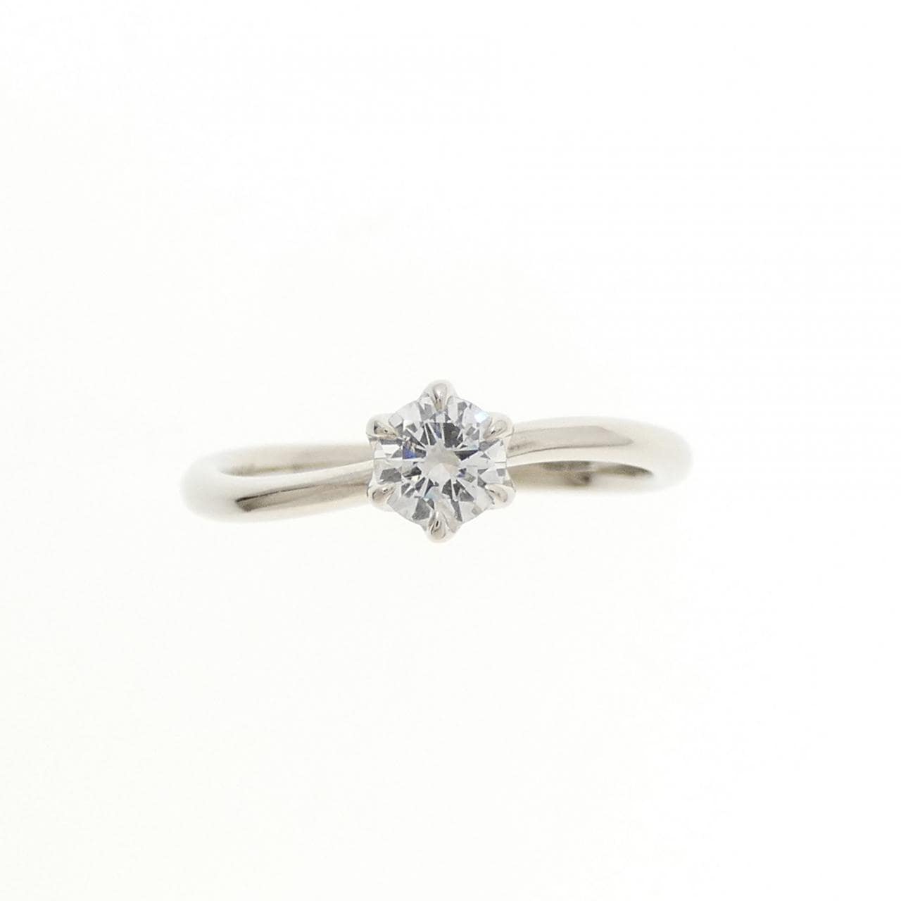 PT900 ソリティア ダイヤモンド リング 0.244CT