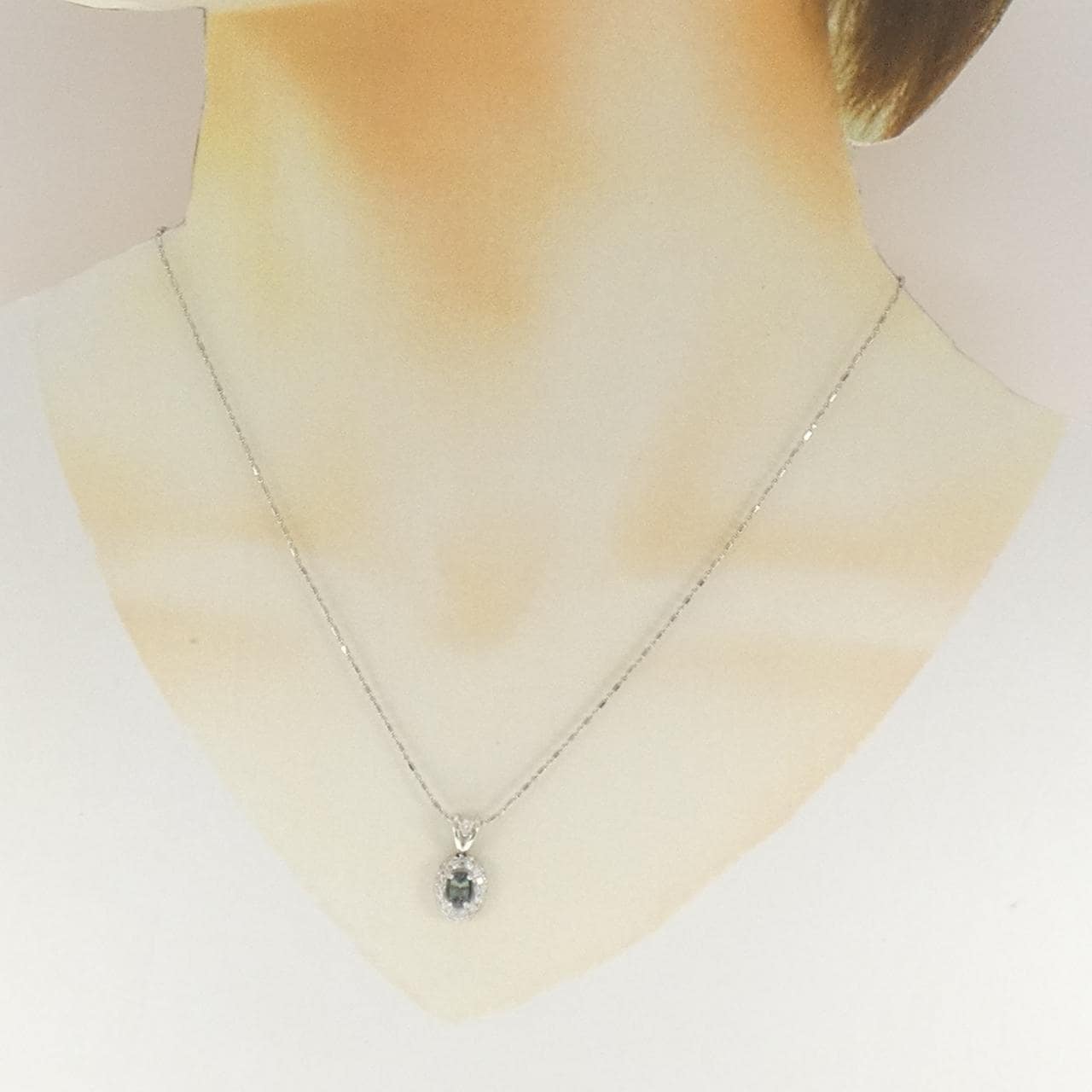 PT900/PT850 アレキサンドライト ネックレス 0.54CT