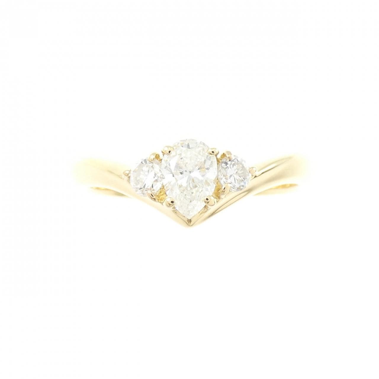 K18YG ダイヤモンド リング 0.53CT