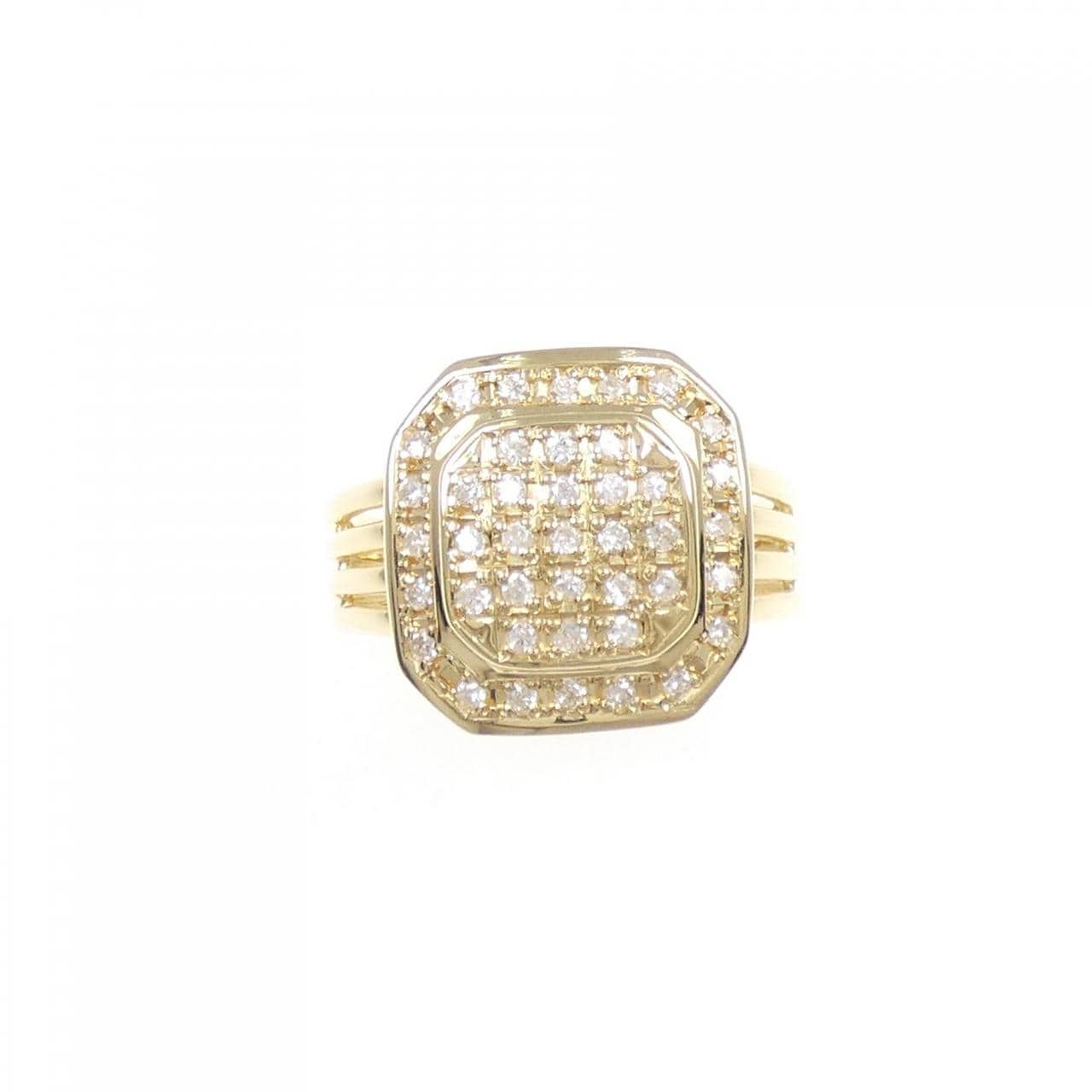 K18YG ダイヤモンド リング 0.28CT