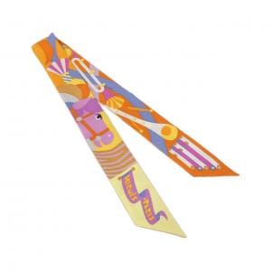 HERMES PARADE EN FANFARE Twilly 064006S Scarf