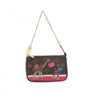 ルイヴィトン モノグラム(アニマルプリント) ミニ ポシェット アクセソワール M62087 アクセサリーポーチ