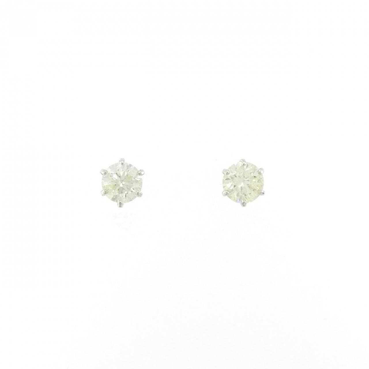 PT900 ダイヤモンド ピアス 0.72CT