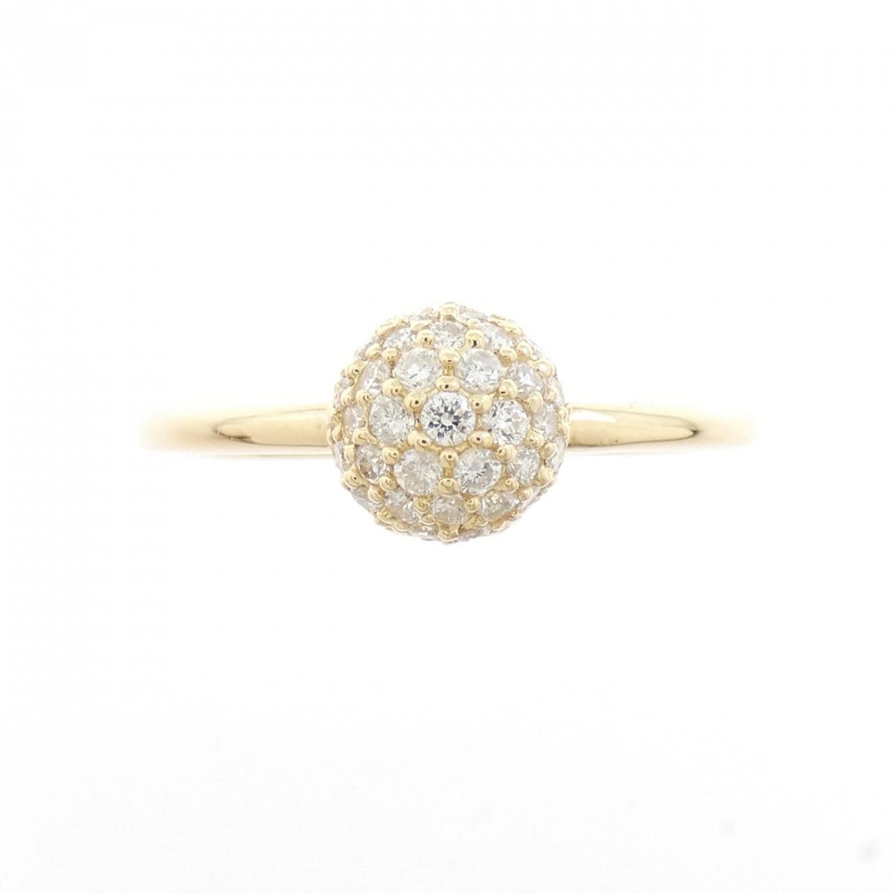【リメイク】K18YG ダイヤモンド リング 0.30CT