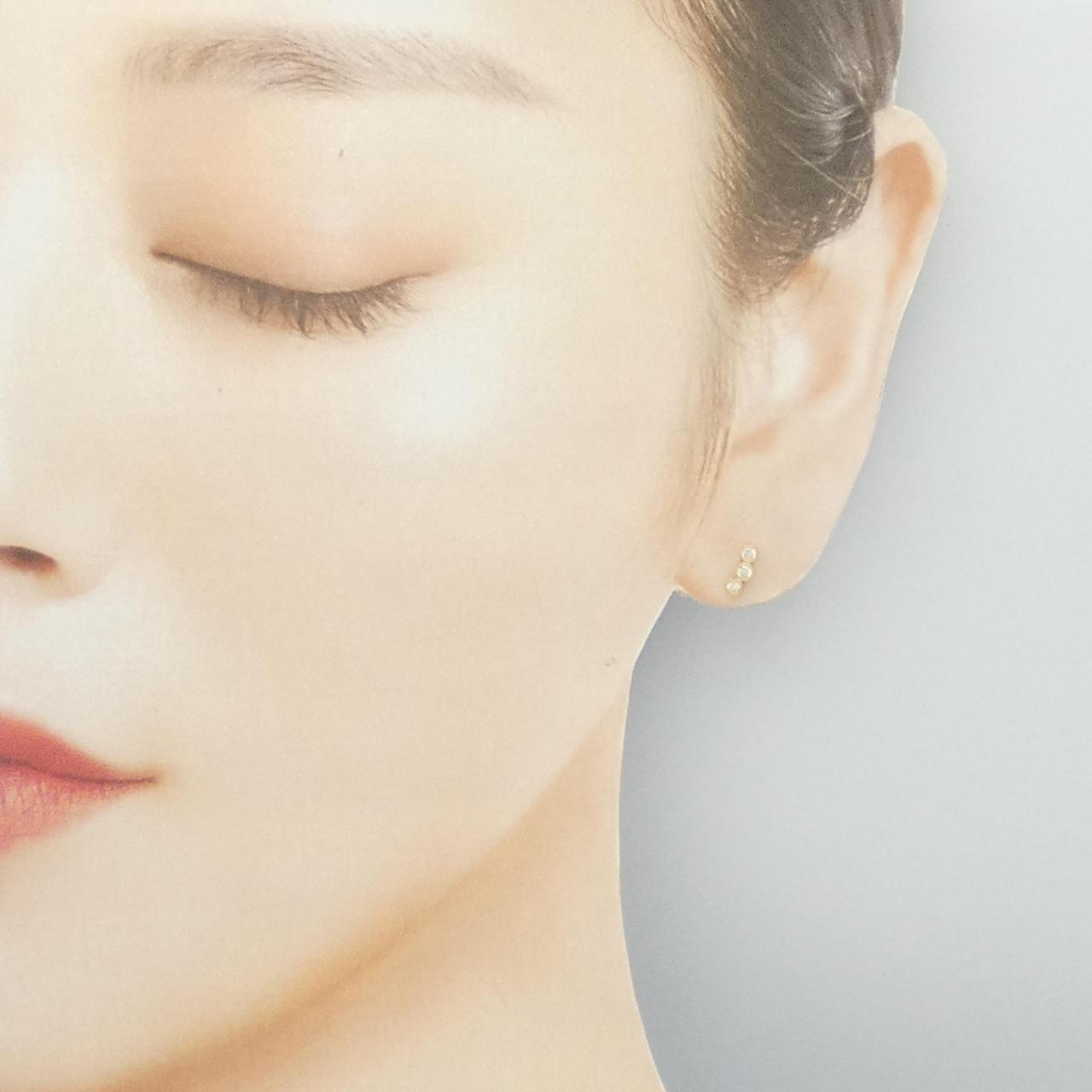 【リメイク】K18YG ダイヤモンド ピアス 0.20CT