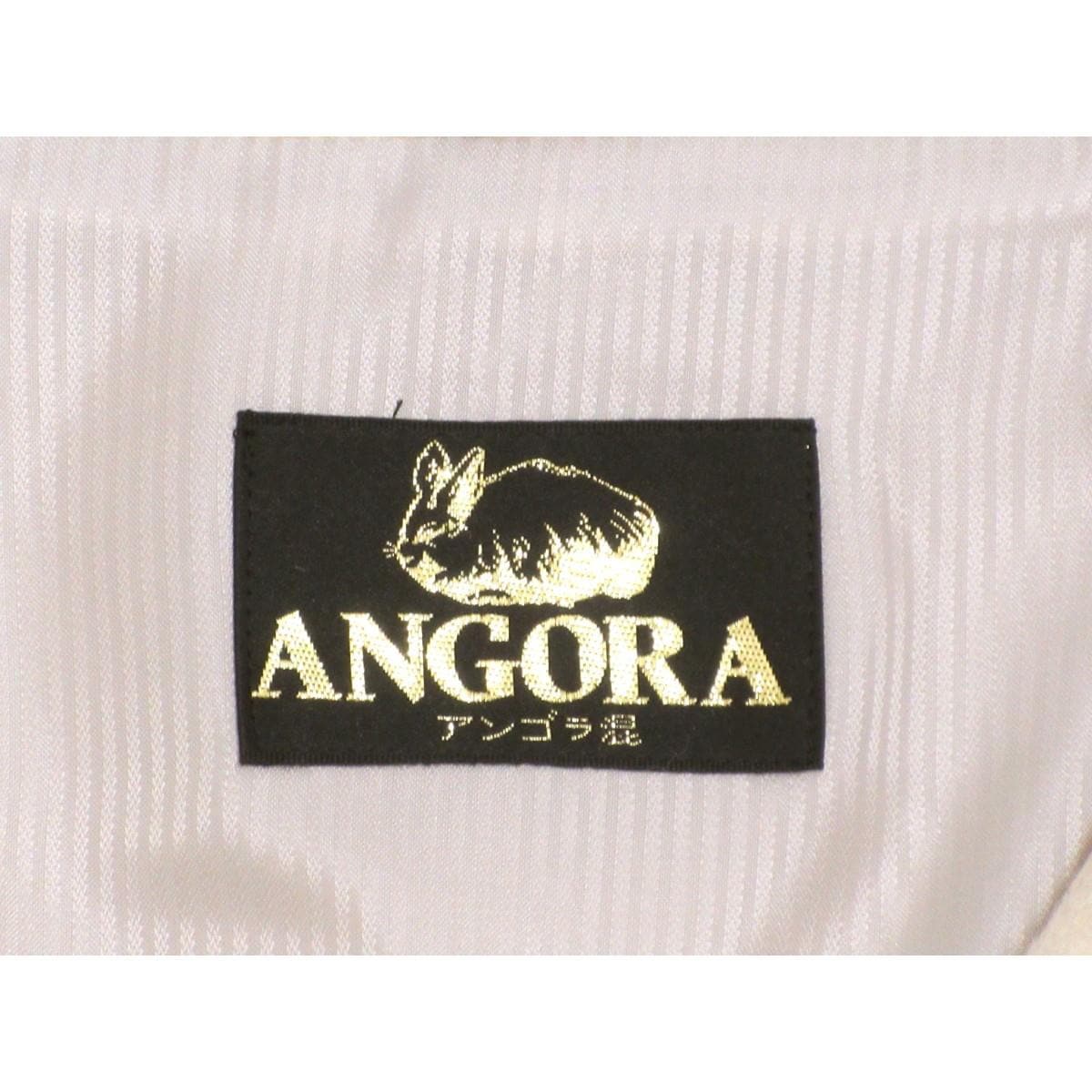 【新品】お洒落コート　アンゴラ混コート　ヘチマ衿