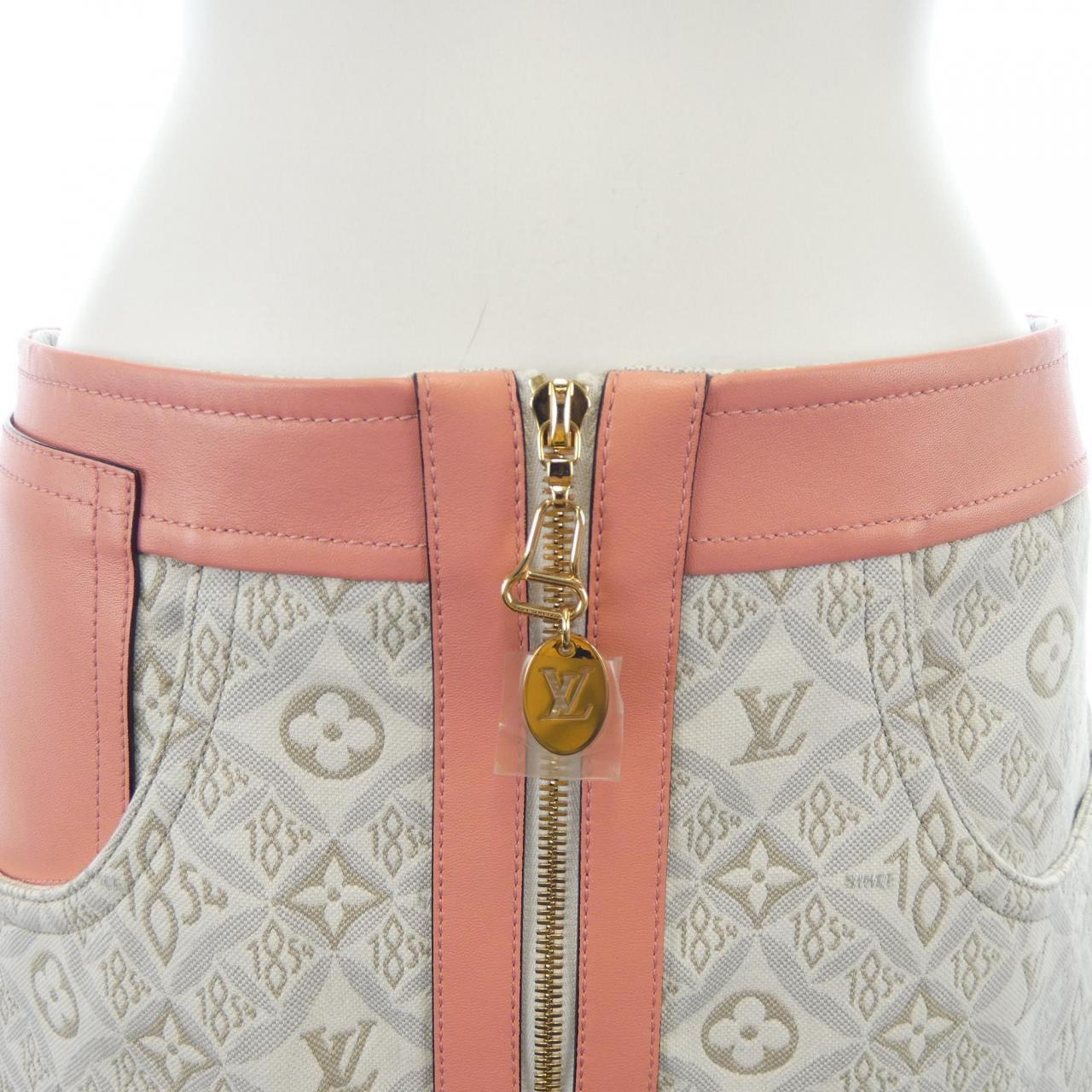 ルイヴィトン LOUIS VUITTON SINCE1854 コントラストトリム FMSK68J77 スカート