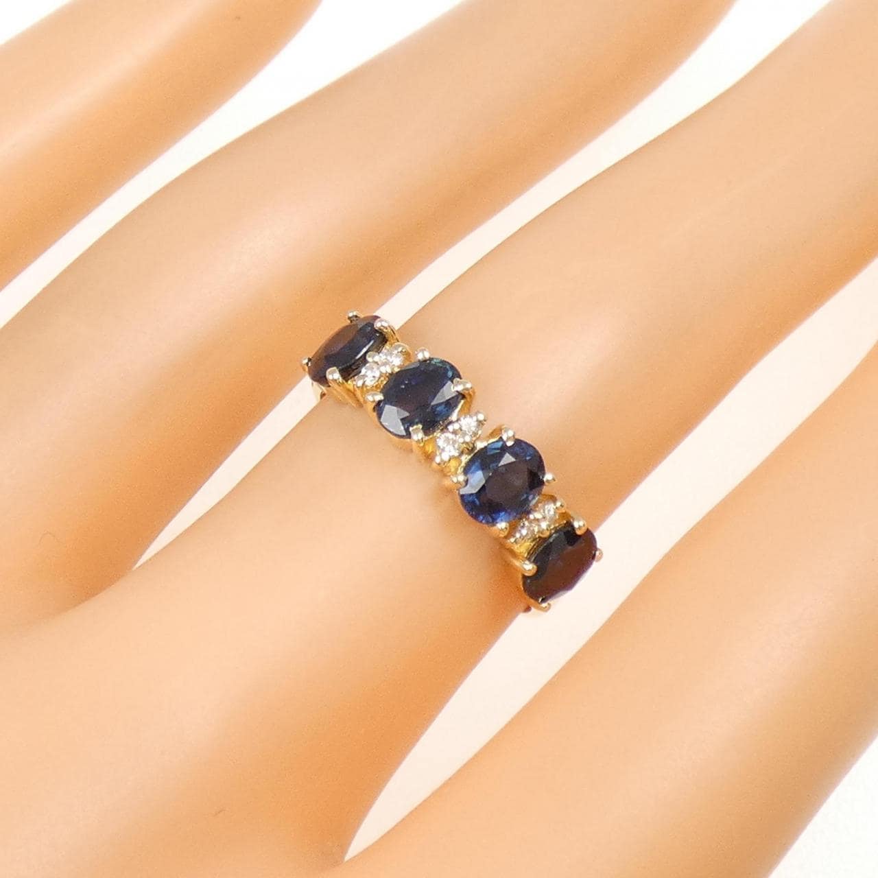 K18YG サファイヤ リング