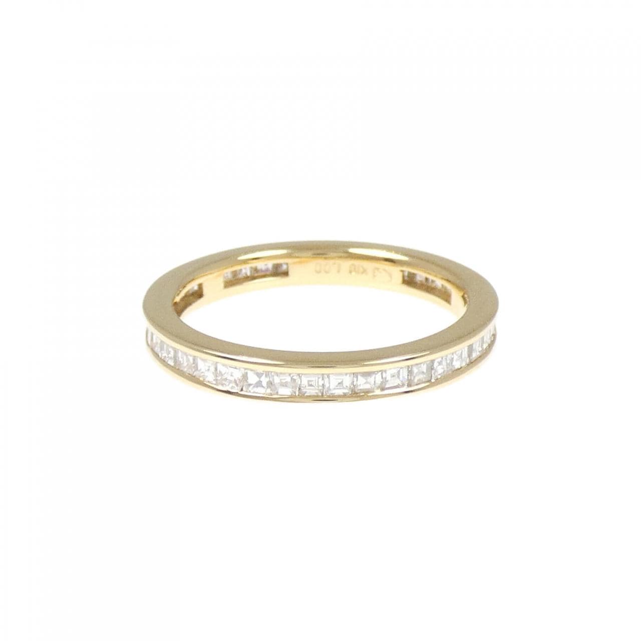 K18YG フルエタニティ ダイヤモンド リング 1.00CT