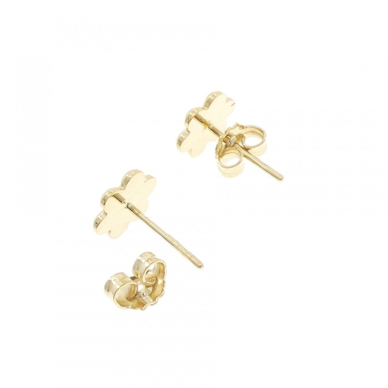 K18YG フラワー ピアス