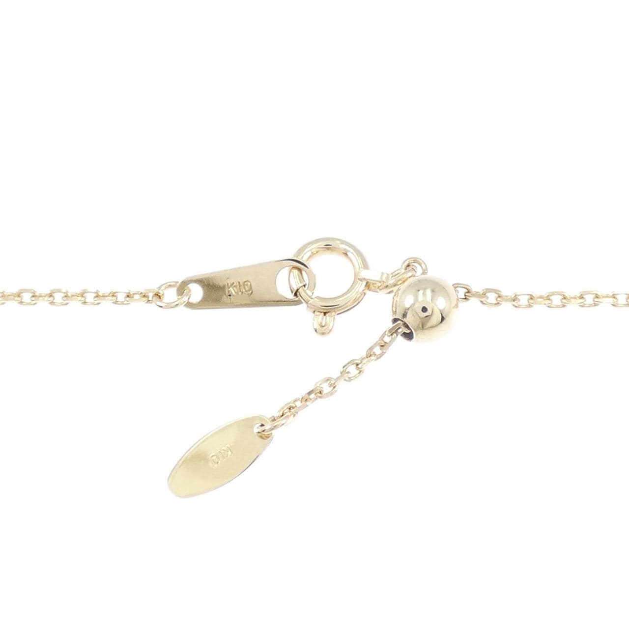 K10YG クロス ダイヤモンド ブレスレット