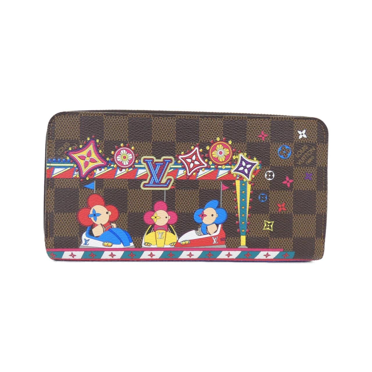 ルイヴィトン ダミエ(ホリデイ) ジッピー ウォレット N60403 財布