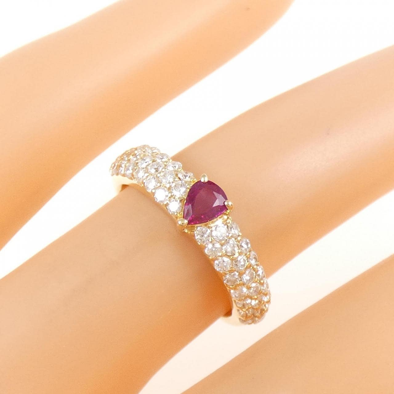 KOMEHYO|K18YG Ruby Ring 0.24CT|Jewelry|Ring|【Official】KOMEHYO ...