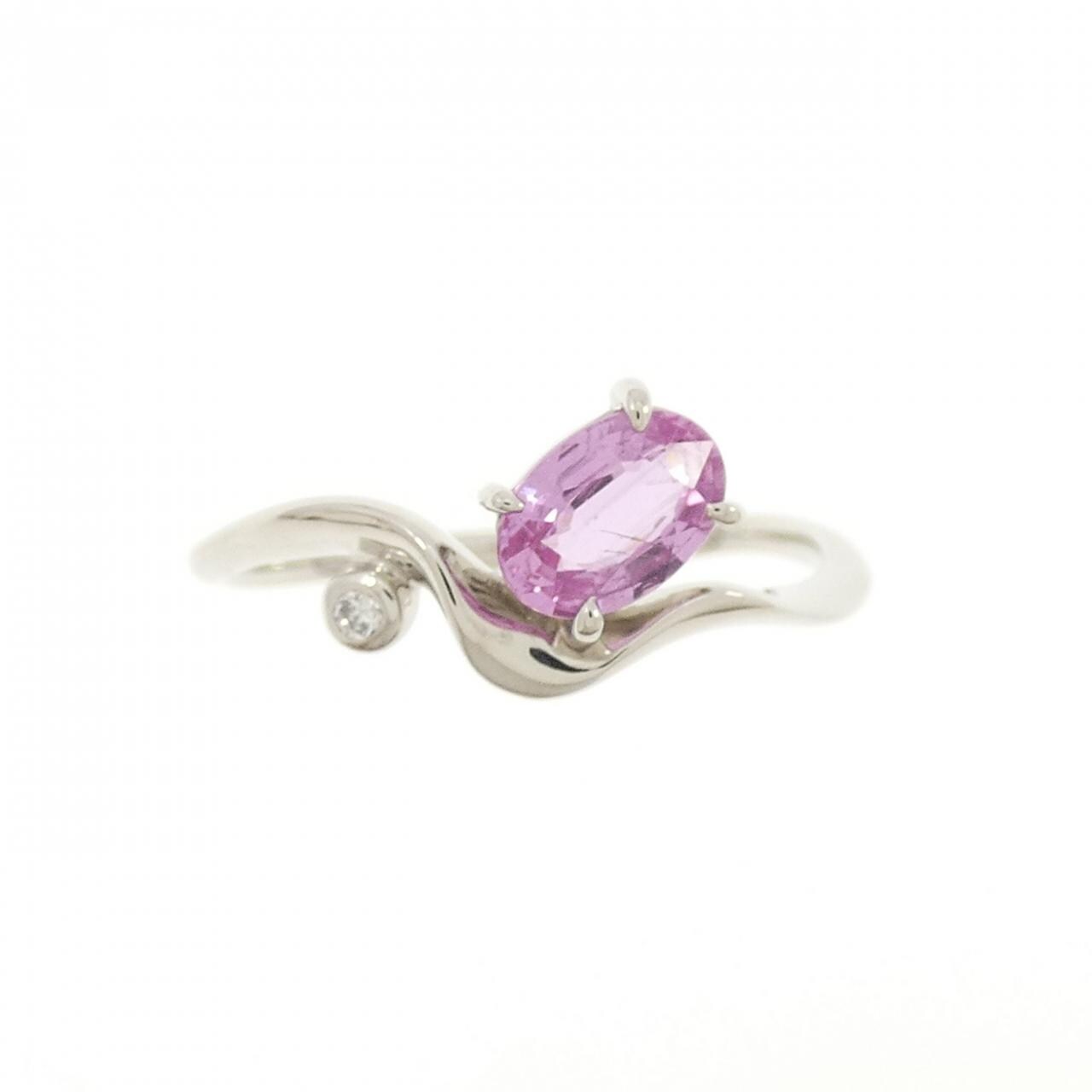 PT900 サファイヤ リング 0.55CT