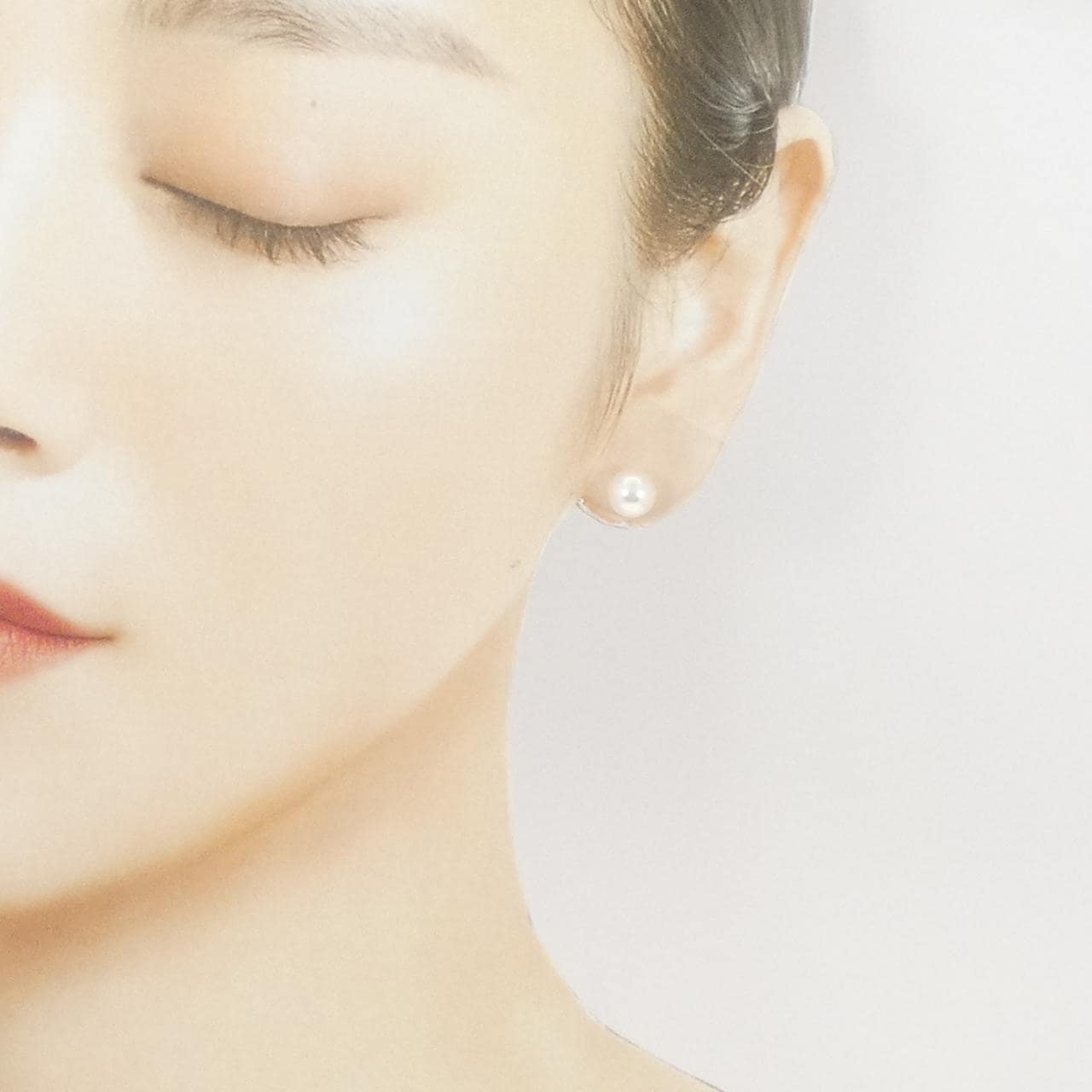 K18YG アコヤパール ピアス 7.5mm