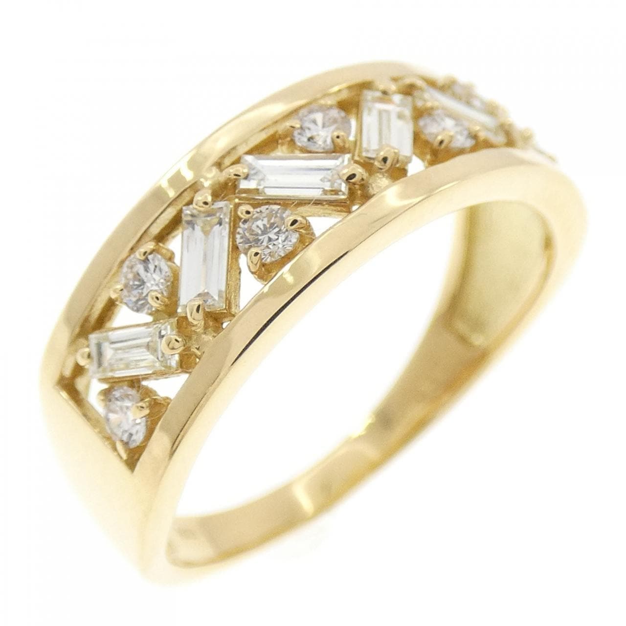 【新品】K18YG ダイヤモンド リング 0.50CT