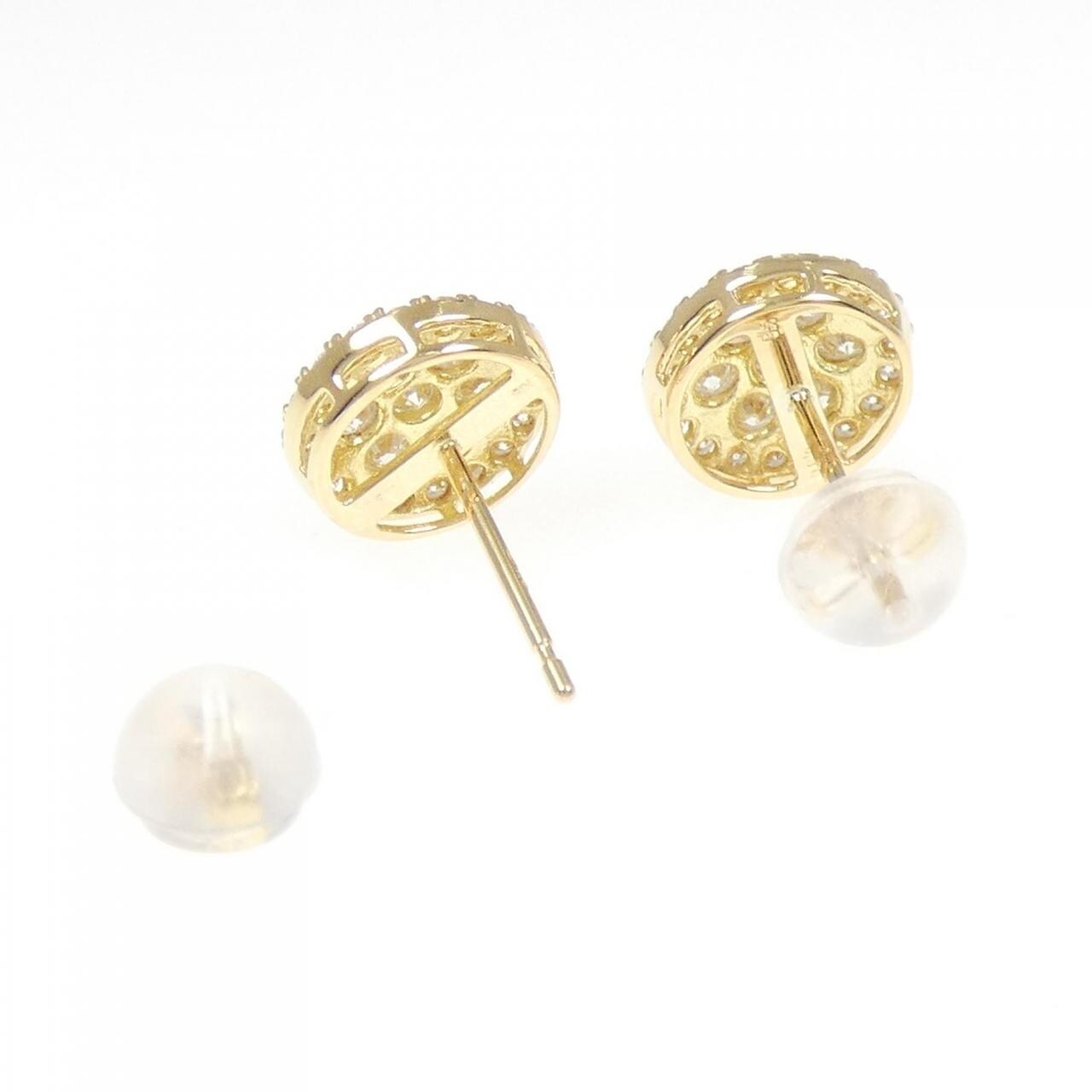 【リメイク】K18YG ダイヤモンド ピアス 0.60CT