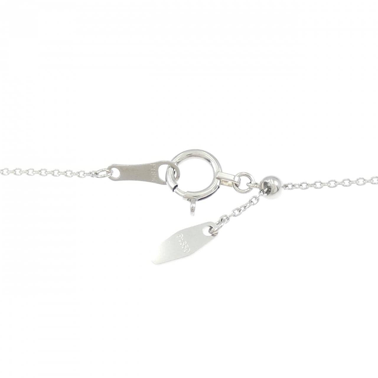 【リメイク】PT900/PT850 ダイヤモンド ネックレス 0.207CT F IF 3EXT H&C