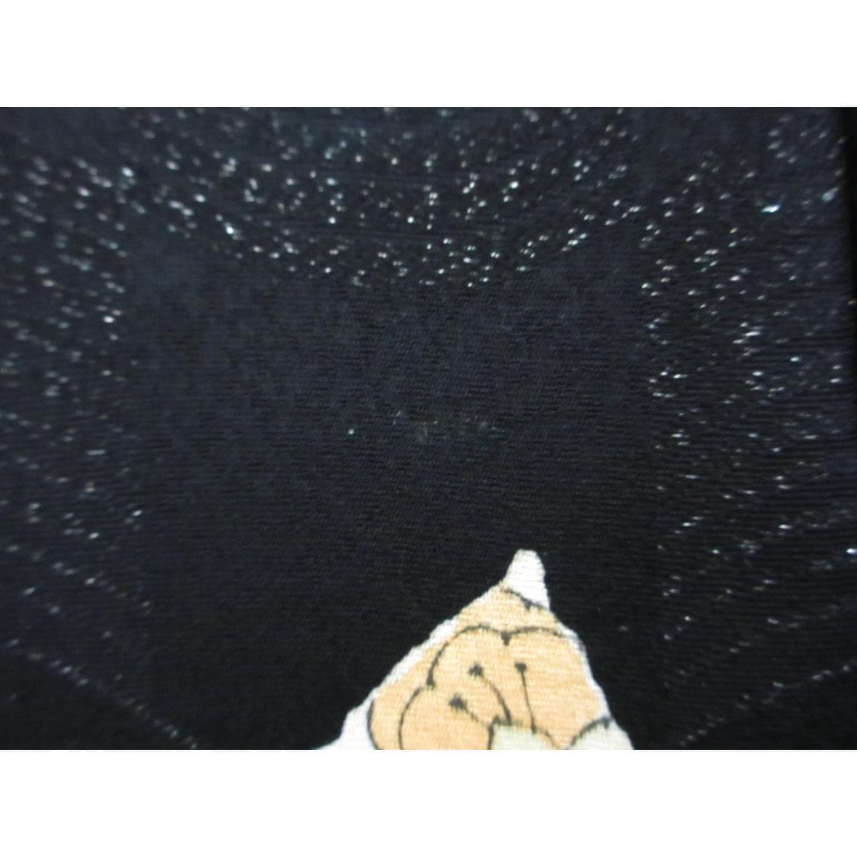 訪問着　銀通し友禅加工