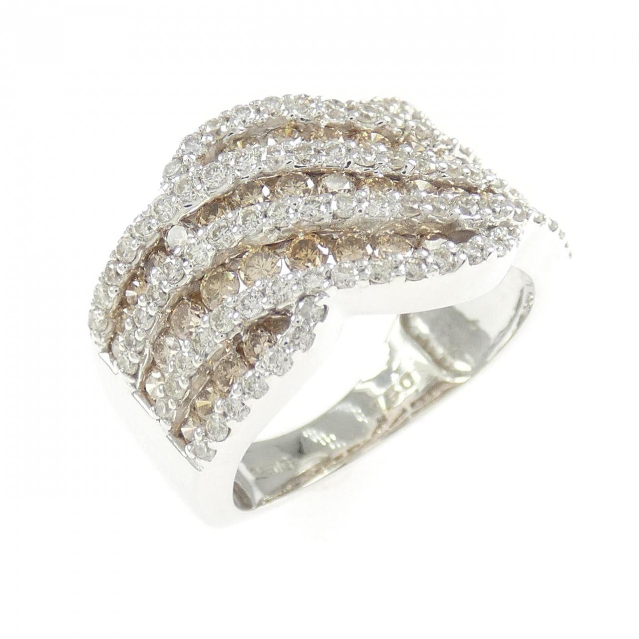 K18WG ダイヤモンド リング 1.50CT