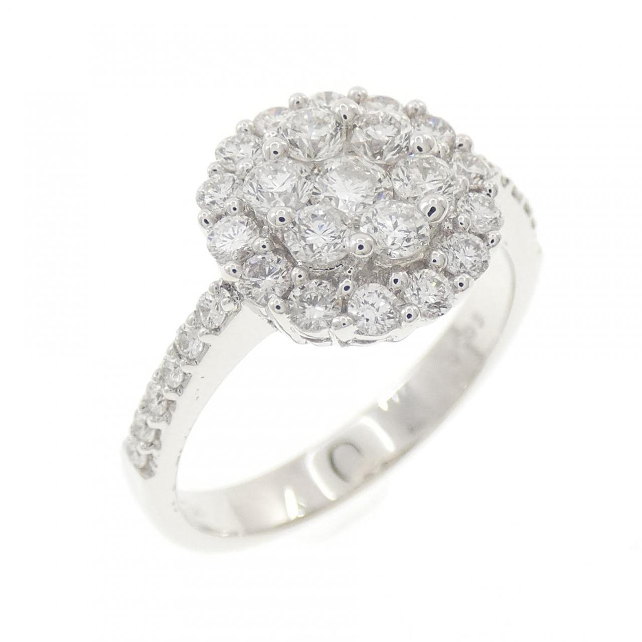 K18WG ダイヤモンド リング 0.95CT