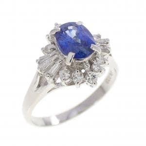 PT900 サファイヤ リング 0.86CT