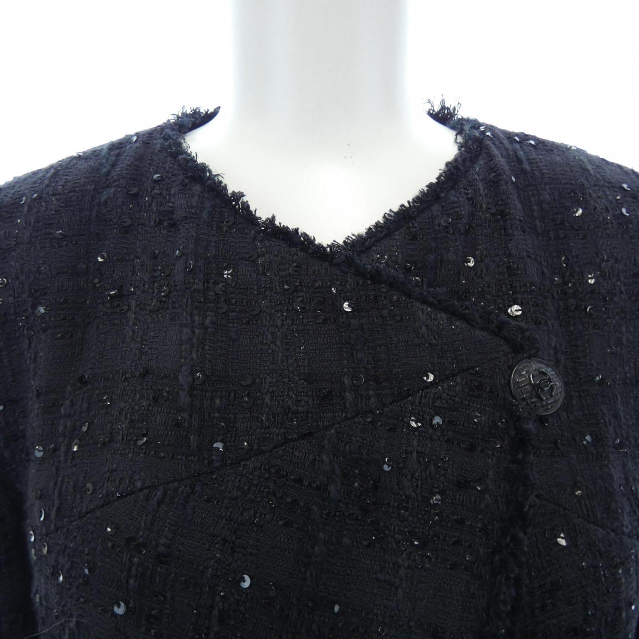 シャネル CHANEL ノーカラージャケット