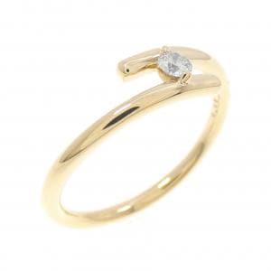 K18YG ダイヤモンド リング 0.08CT