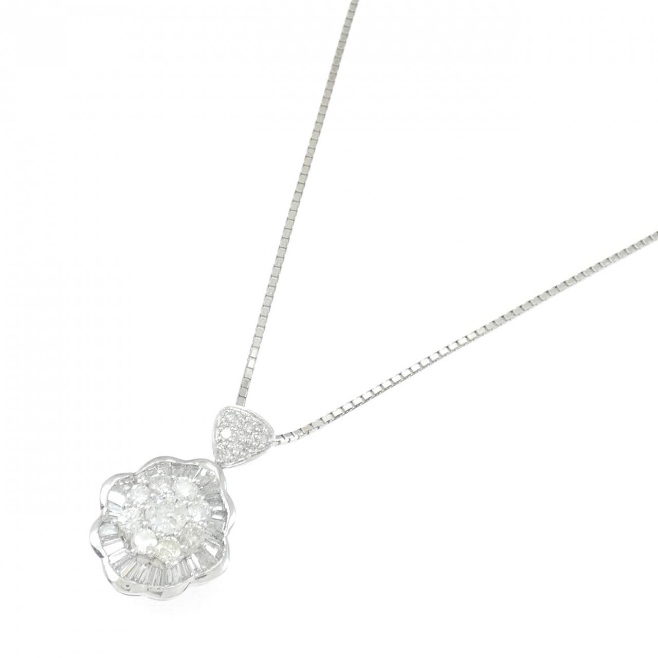 PT900/PT850 ダイヤモンド ネックレス 2.00CT