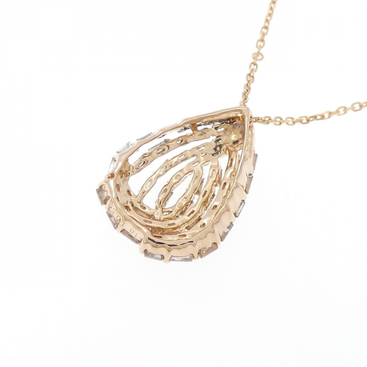 K18PG/K18WG ダイヤモンド ネックレス 0.55CT