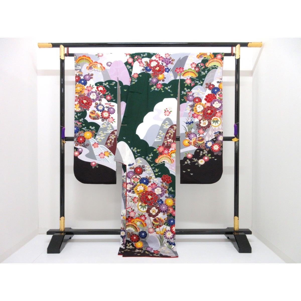 振袖　友禅加工