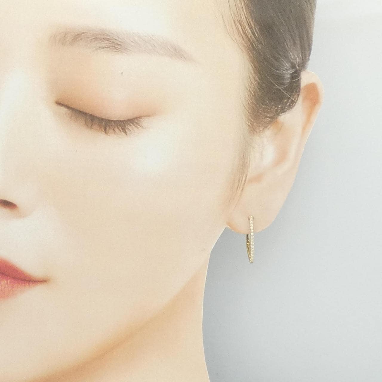 K18YG ダイヤモンド ピアス 0.20CT