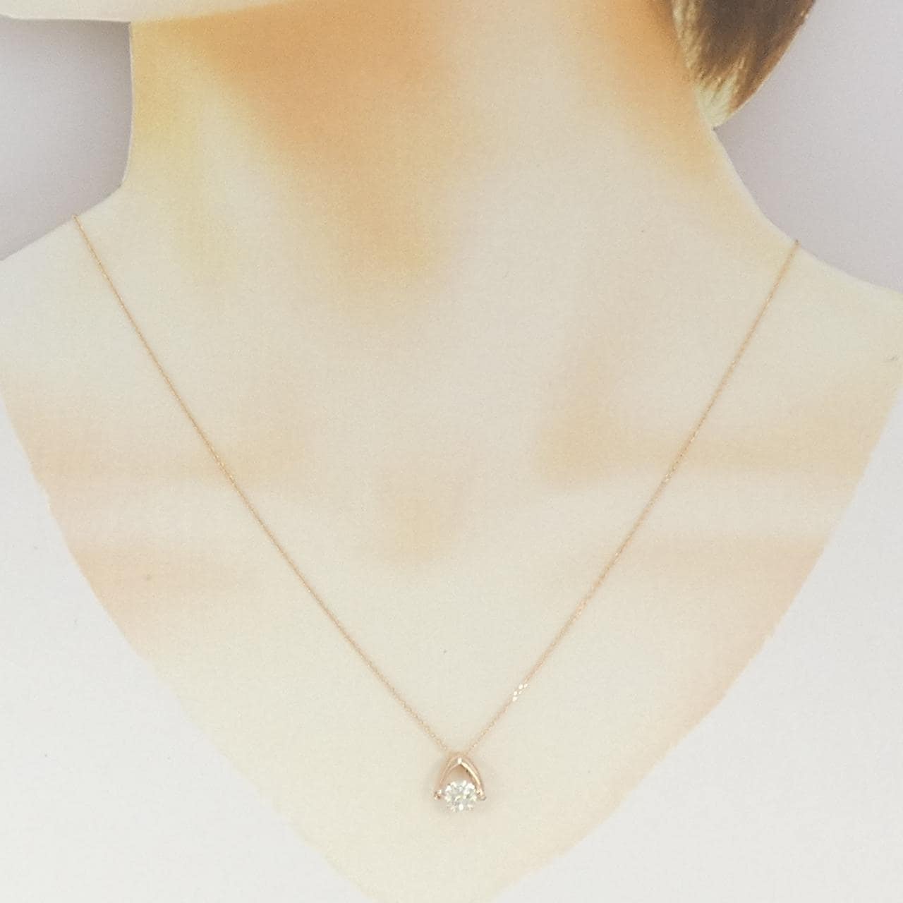 K18PG ダイヤモンド ネックレス 0.50CT