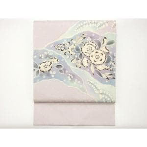 名古屋帯　染帯　友禅加工