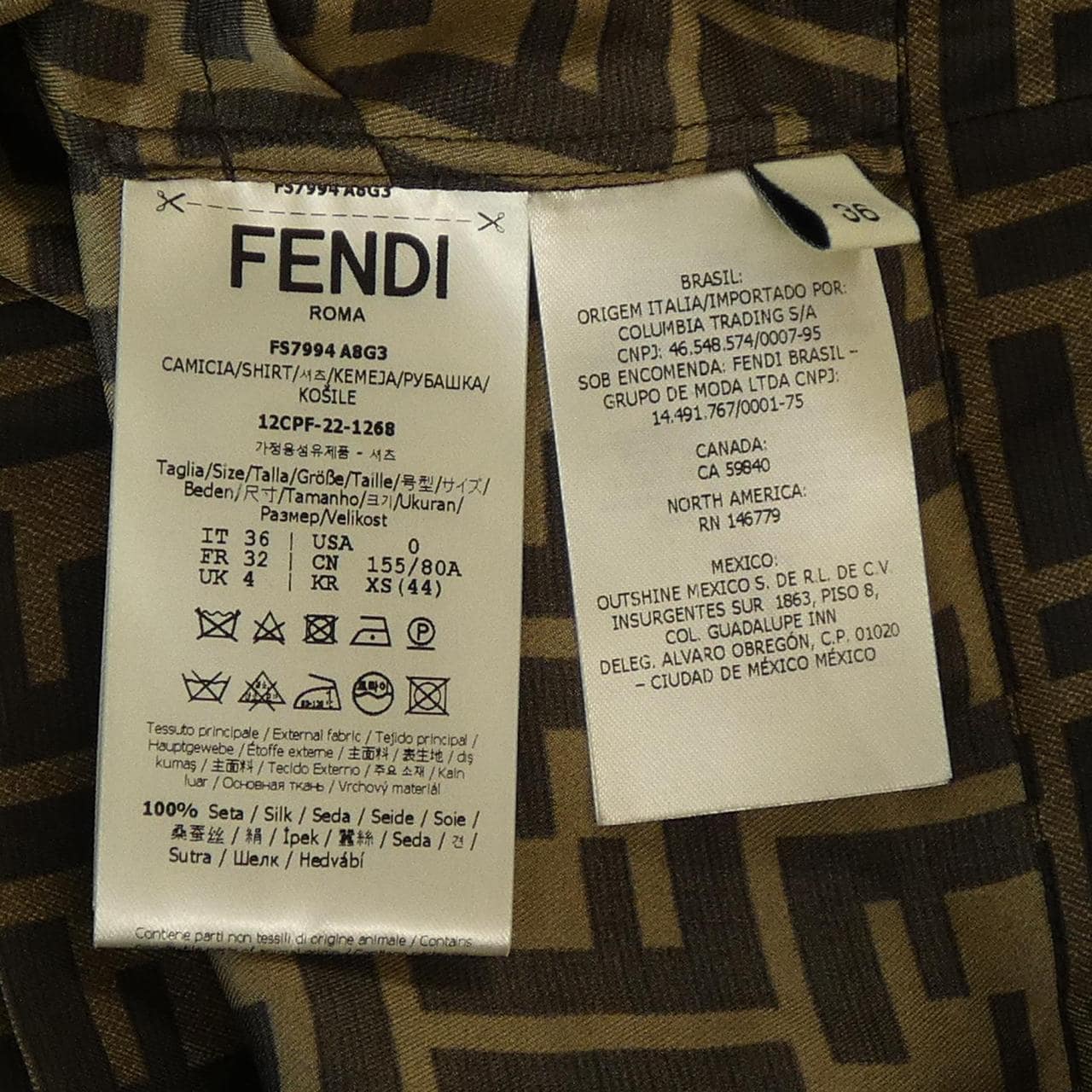フェンディ FENDI FS7994 A8G3 シャツ