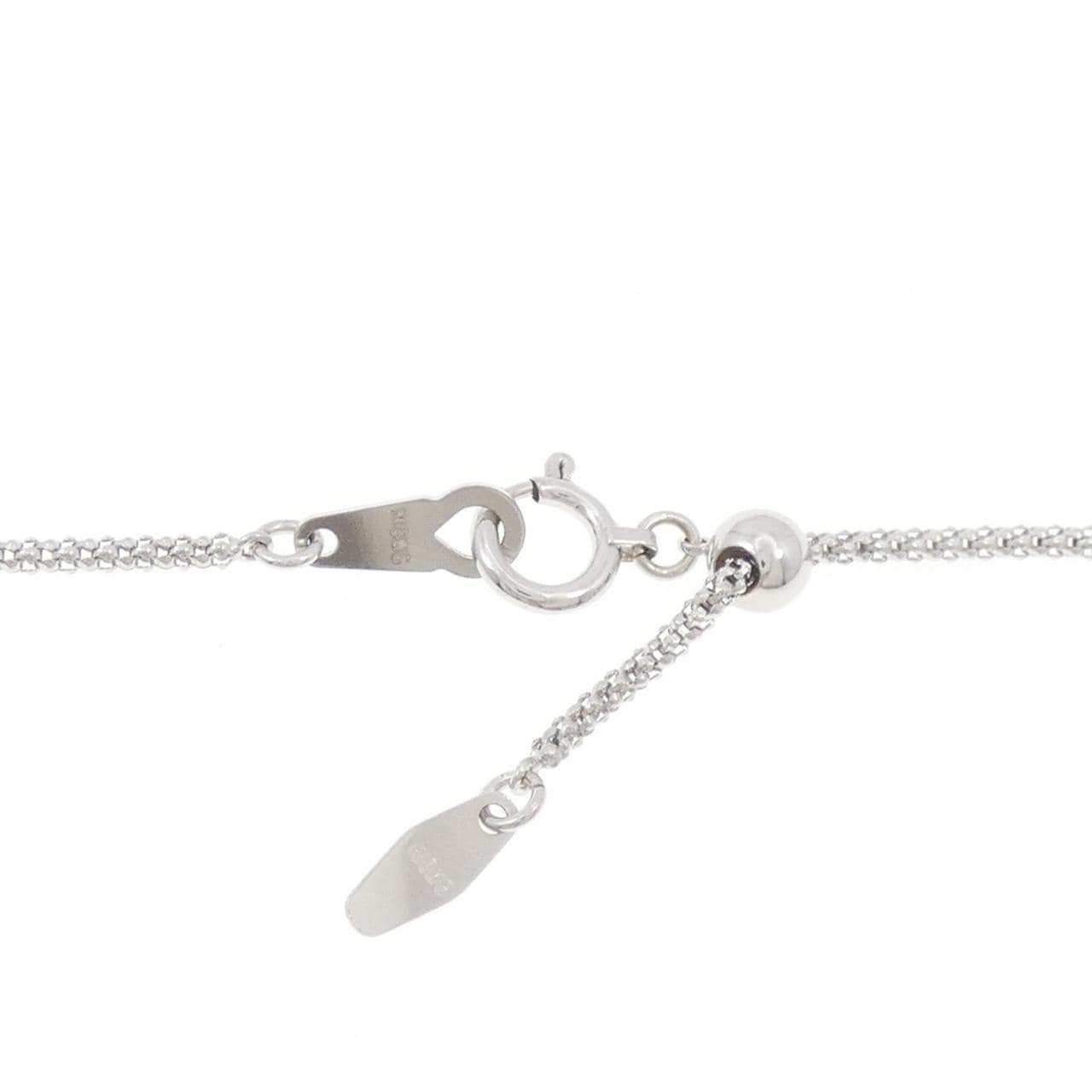 K18WG 黒蝶パール ネックレス 11mm