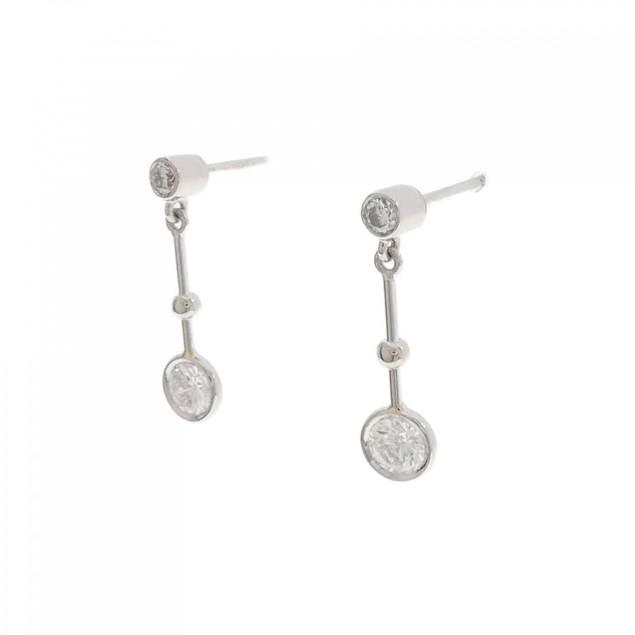 PT/PT900 ダイヤモンド ピアス 0.548CT
