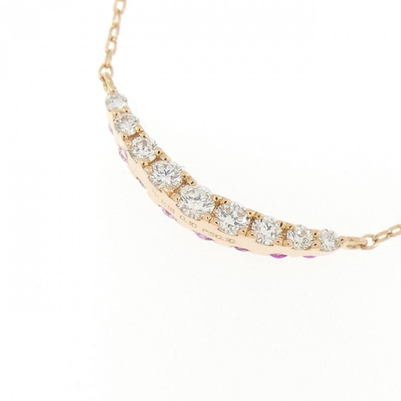 ポンテヴェキオ サファイヤ ネックレス 0.10CT