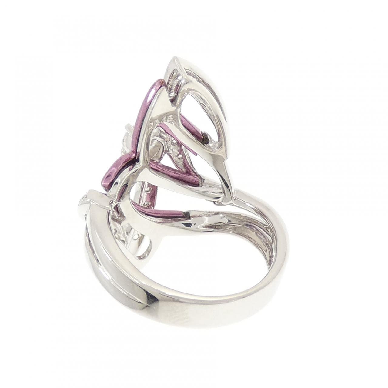 PT900/K18PG ダイヤモンド リング 0.305CT