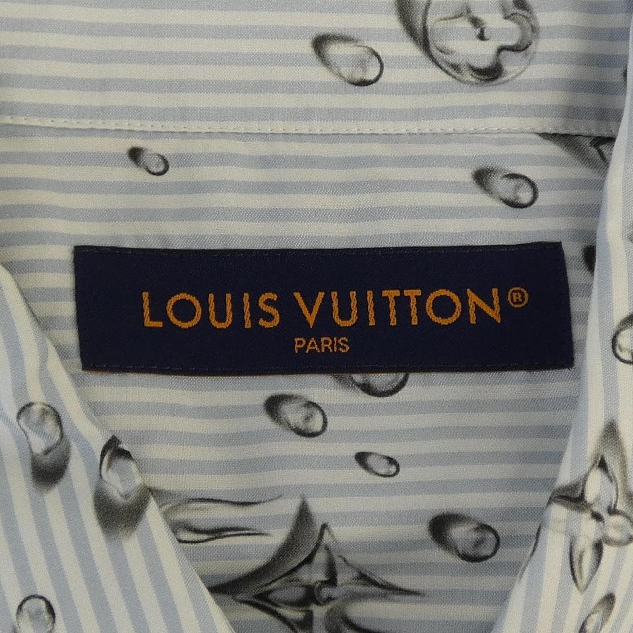 ルイヴィトン LOUIS VUITTON モノグラム ストライプ シルクシャツ HUS14WC26 シャツ