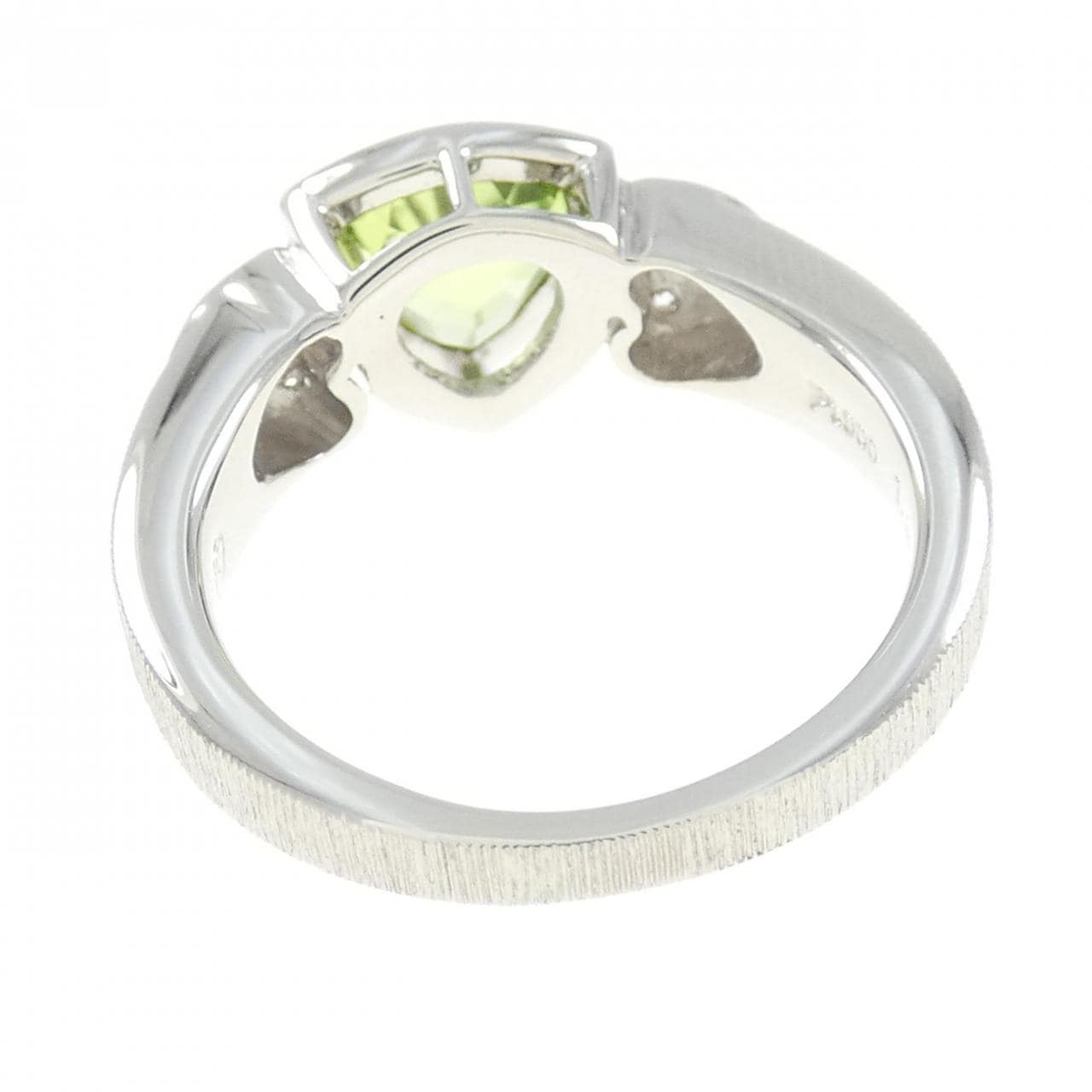 PT Heart Peridot Ring 1.33CT