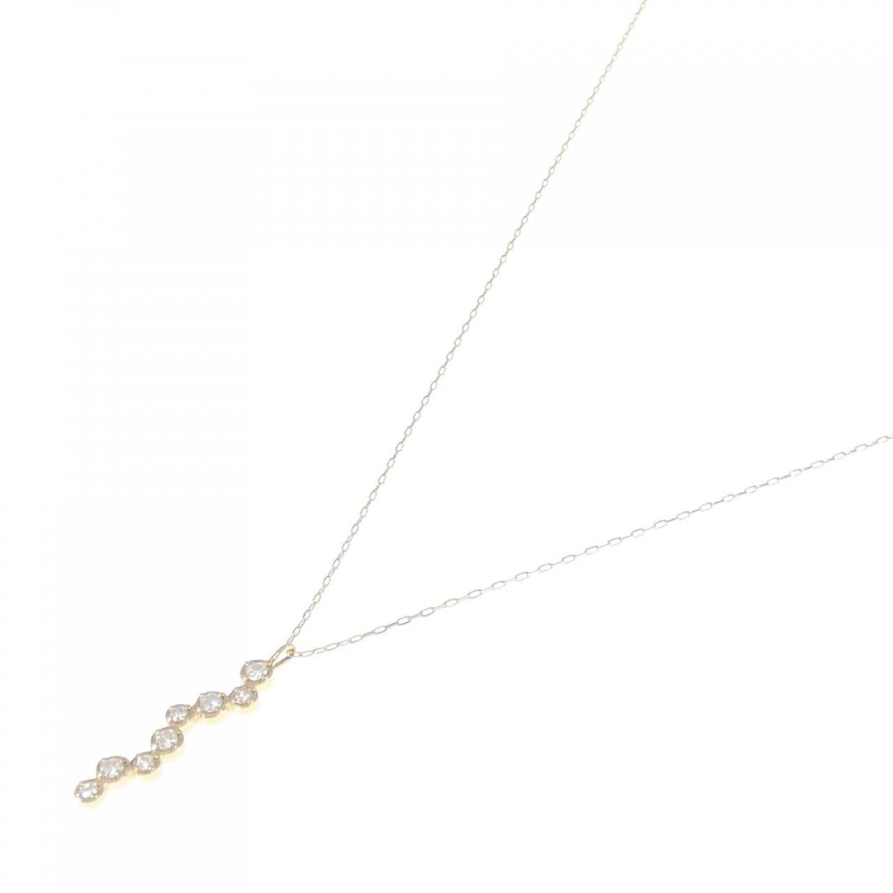 [Remake] K18YG Diamond necklace 0.15CT