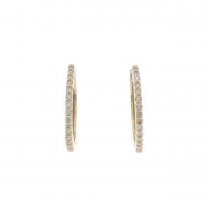 [BRAND NEW] K18YG Diamond earrings 0.30CT