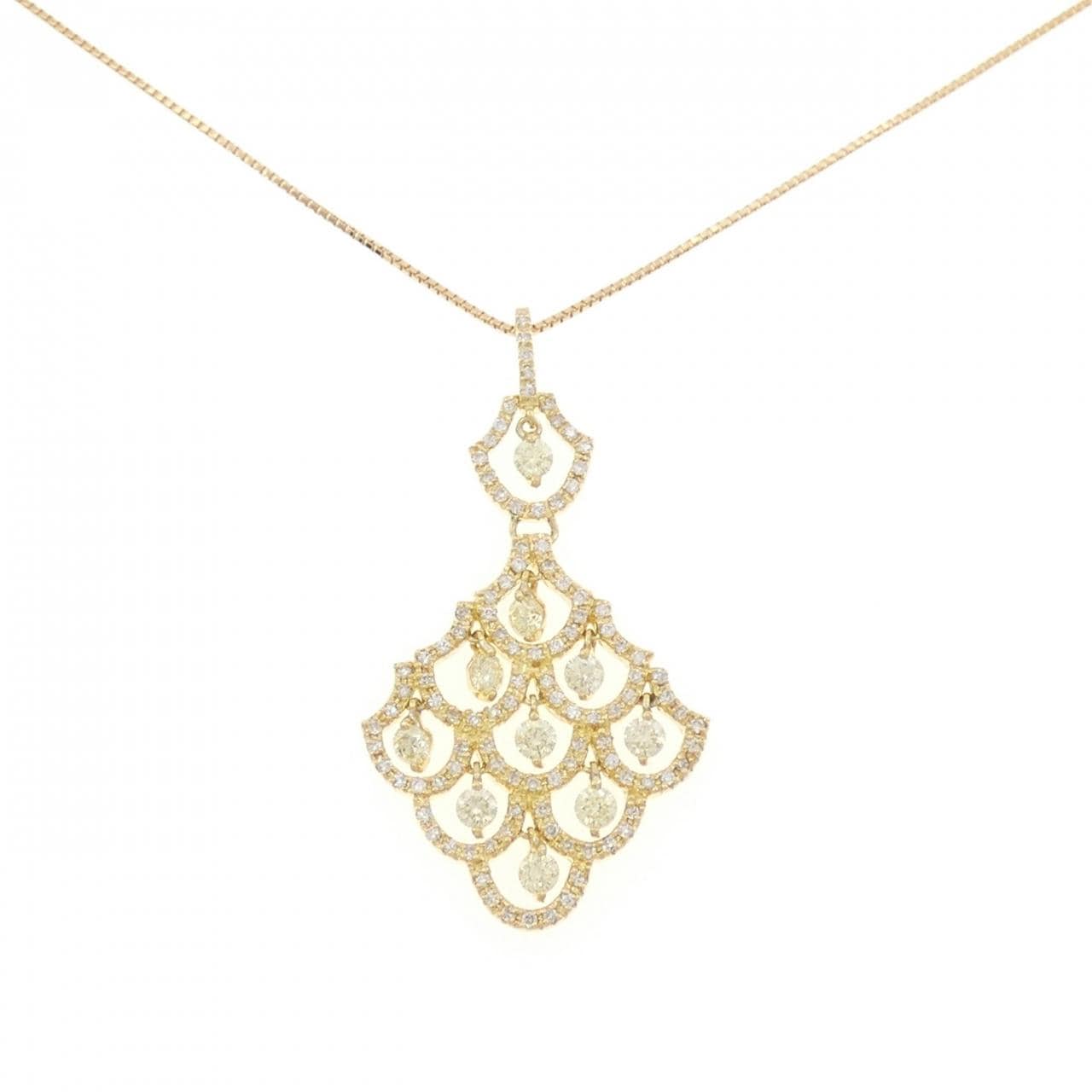 K18YG ダイヤモンド ネックレス 1.00CT